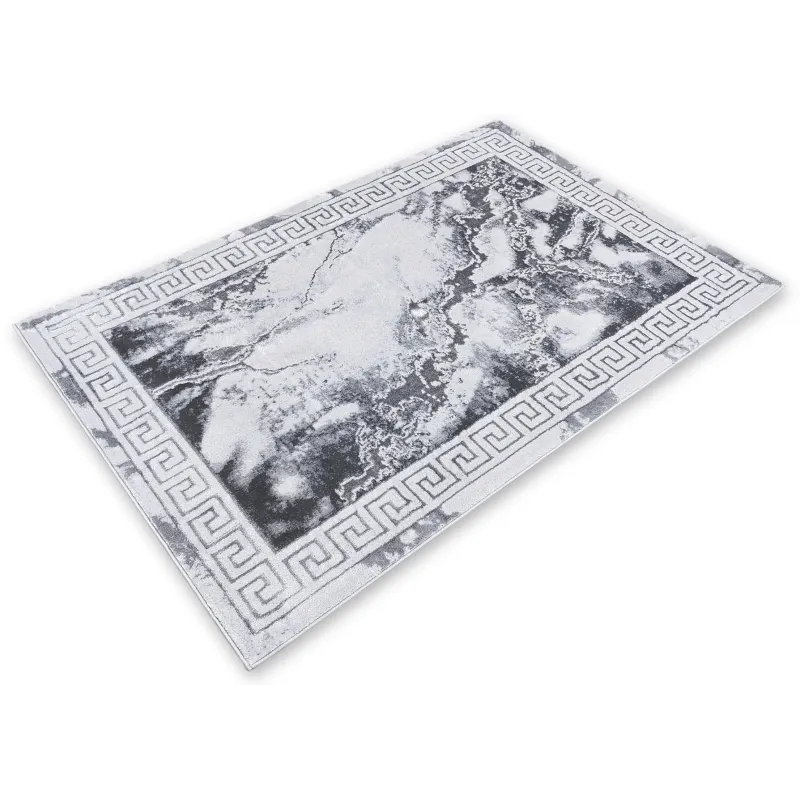 Dywan szary ze srebrem