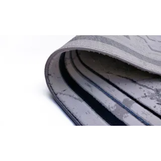 Dywan szaro-kremowy z granatem