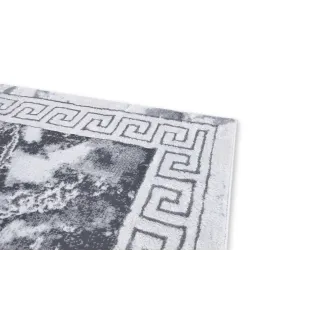 Dywan szary ze srebrem