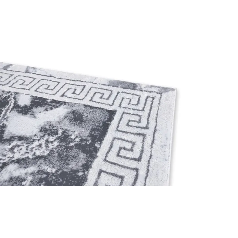 Dywan szary ze srebrem