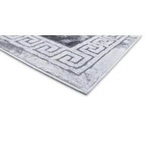 Dywan szary ze srebrem