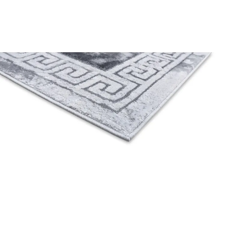 Dywan szary ze srebrem