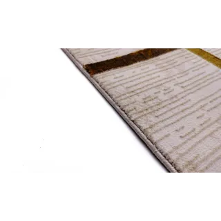 Dywan beżowy ze złotem