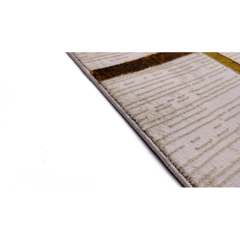 Dywan beżowy ze złotem