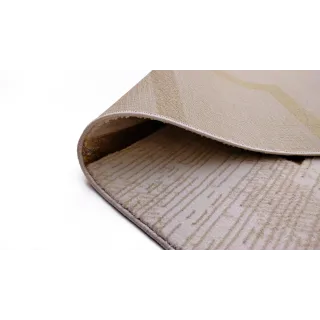 Dywan beżowy ze złotem