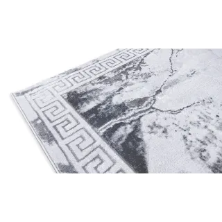 Dywan szary ze srebrem