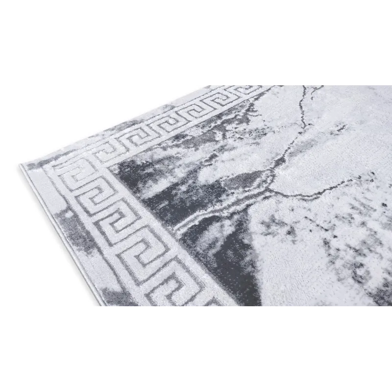 Dywan szary ze srebrem