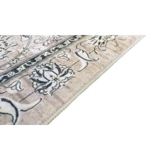 Dywan klasyczny beżowy antypoślizgowy