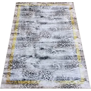 Dywan szary z ramką