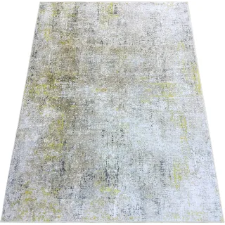 Dywan beton z żółtym